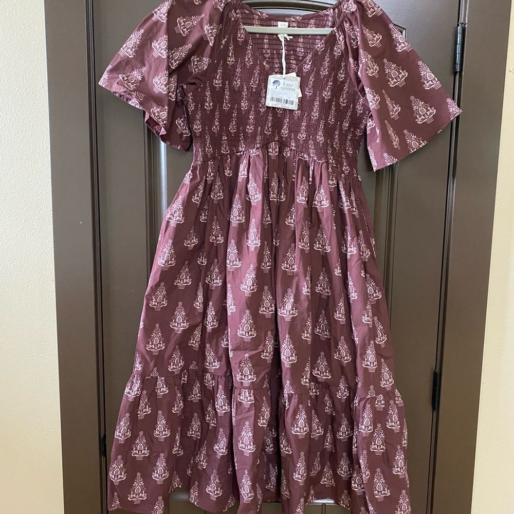 Kate Quinn Nordic Tree medium dress